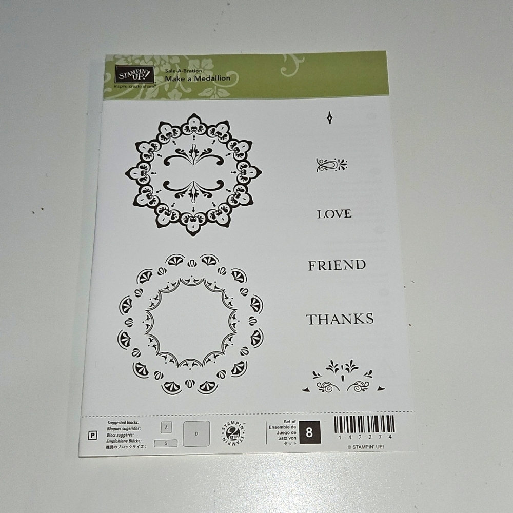 Make a Medallion Photopolymer stamp set